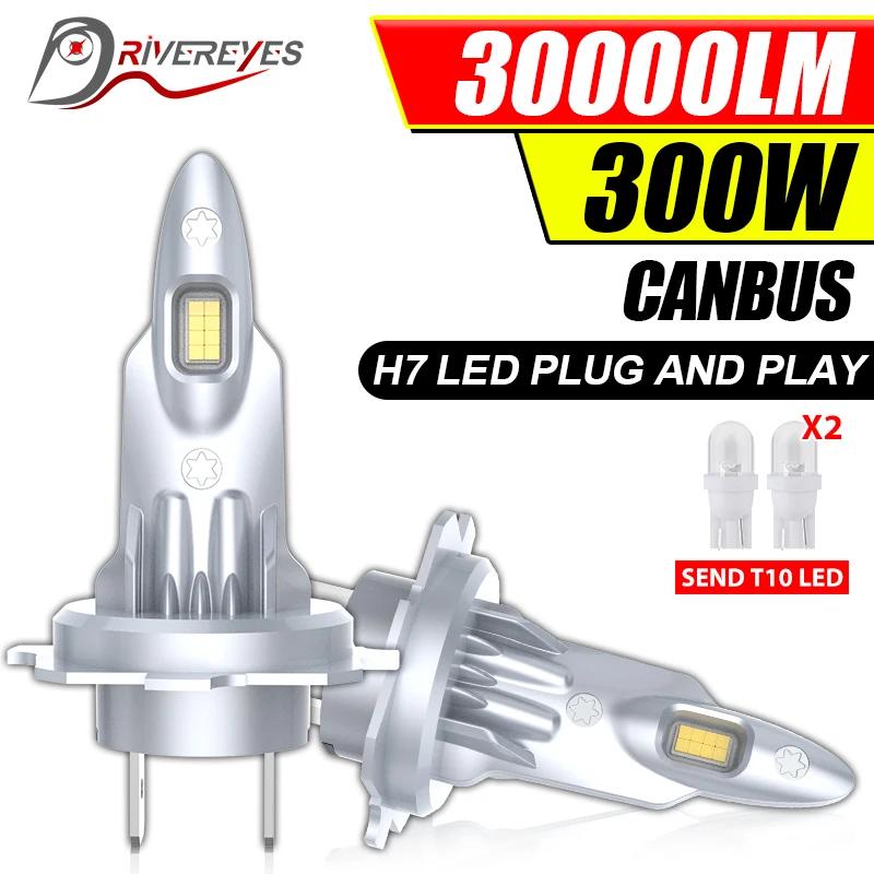 ̴ LED Ʈ ,   300W, 8054 CSP, ڵ 工, ڵ ̿ , H7 ͺ LED, 12V, 24V, 30000LM